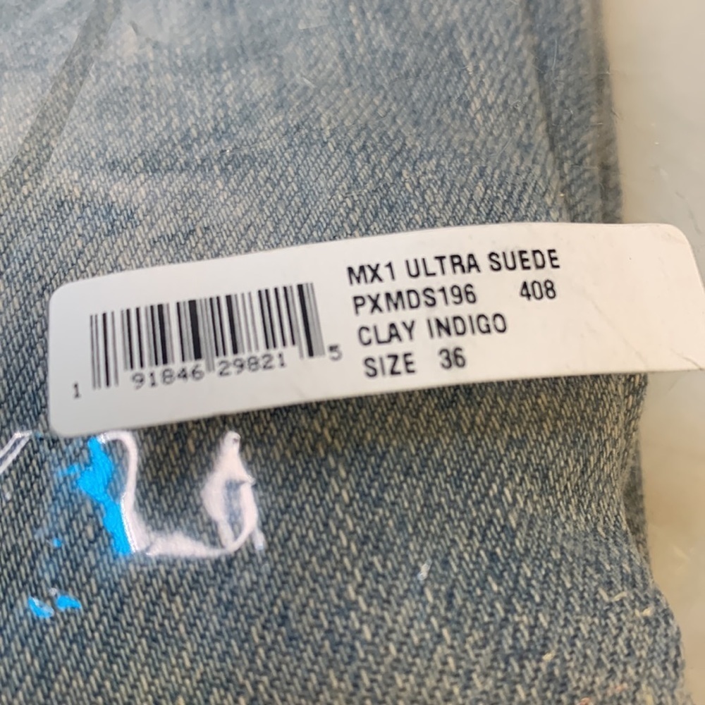 Amiri Mx1 Ultra-Suede Skinny Jeans Size 36 NWT - Picture 4 of 16
